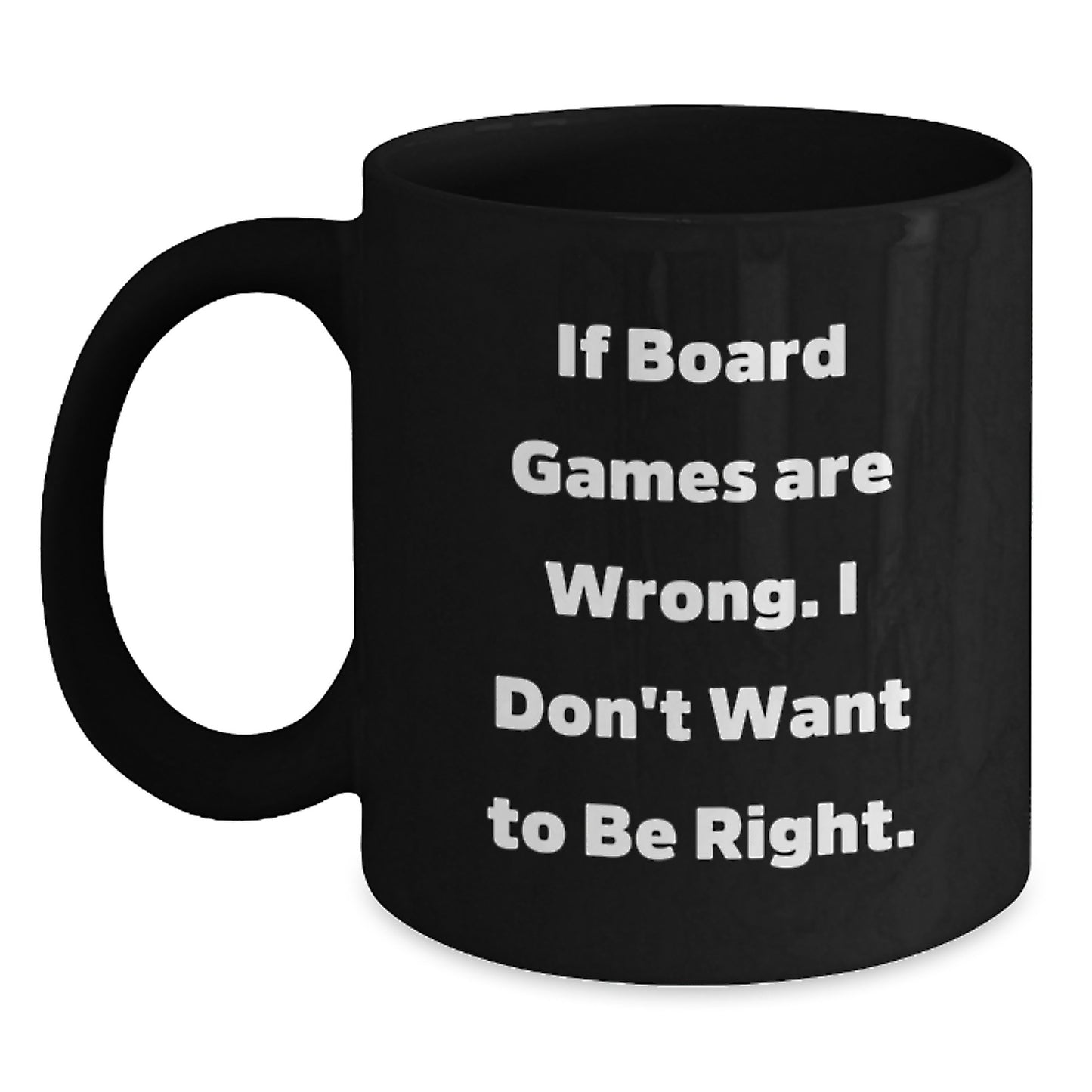 Funny Board Games Gift Ideas for Men from Friends, Unique Black Coffee Mug for Men Board Games Enthusiasts on Christmas Morning - Main