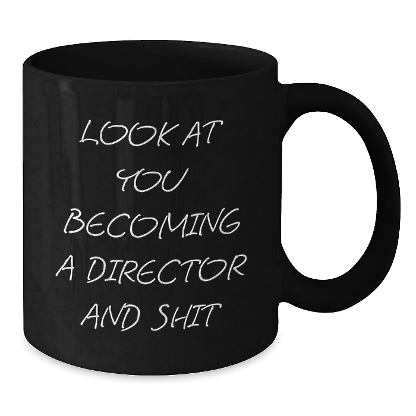 Funny Director Quotes Black Coffee Mug Gifts for Him from Friends at Christmas Time - Additional