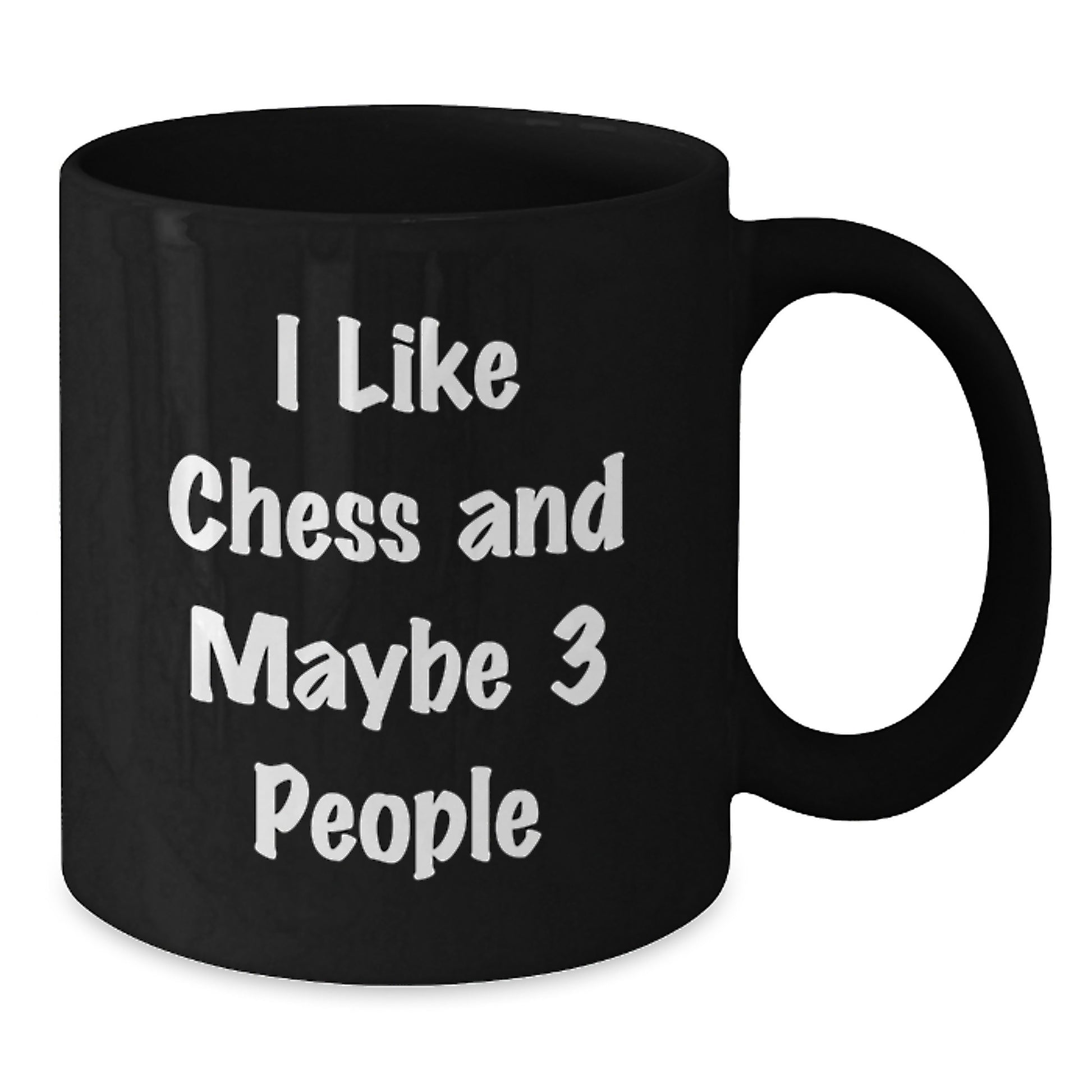 Funny Chess Gifts for Chess Players, Black Coffee Mugs, Christmas Unique Gifts from Friends - Additional