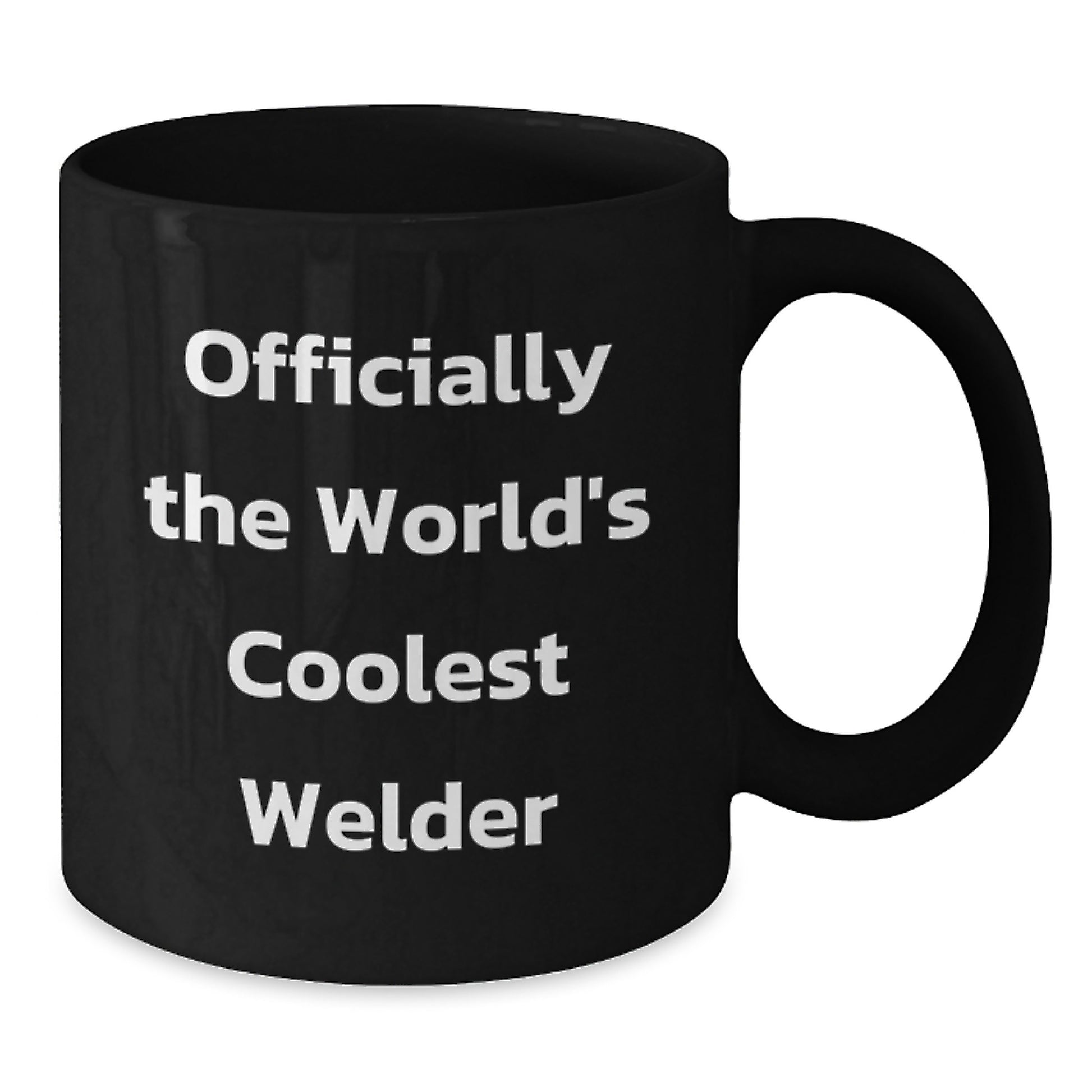 Funny Welder Gifts for Men, Unique Black Coffee Mug with Officially The World's Coolest Welder Quote, Perfect Christmas Unique Gifts from Friends or Family - Additional
