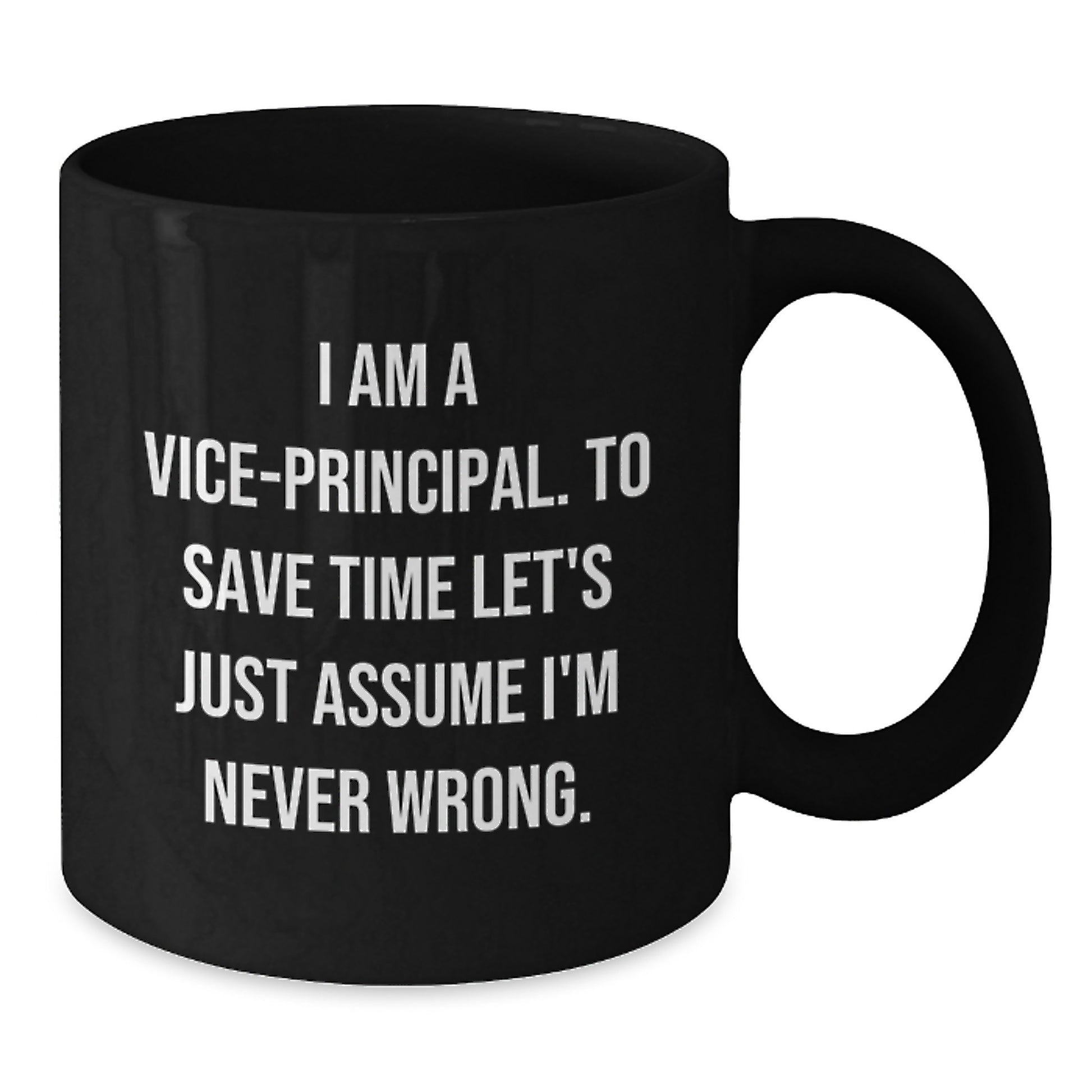 Funny Vice-principal Black Coffee Mugs Gifts from Family for Friends at Christmas Unique - Additional