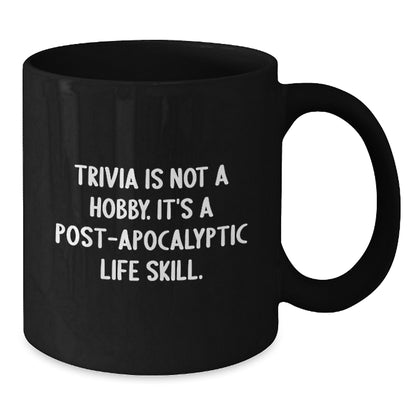 Trivia Enthusiast Gifts from Friends, Christmas Unique Coffee Mugs for Trivia Lovers - Additional