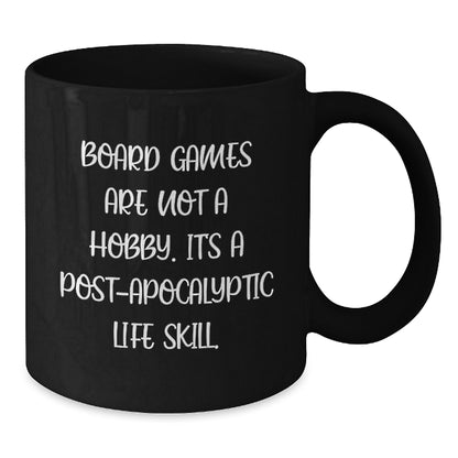Funny Board Games Lover Gifts from Friends for Men Graduation Unique Gifts - Black Coffee Mug - Additional