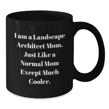 Funny Landscape Architect Mom Black Coffee Mugs Gifts from Family to Friends - Additional