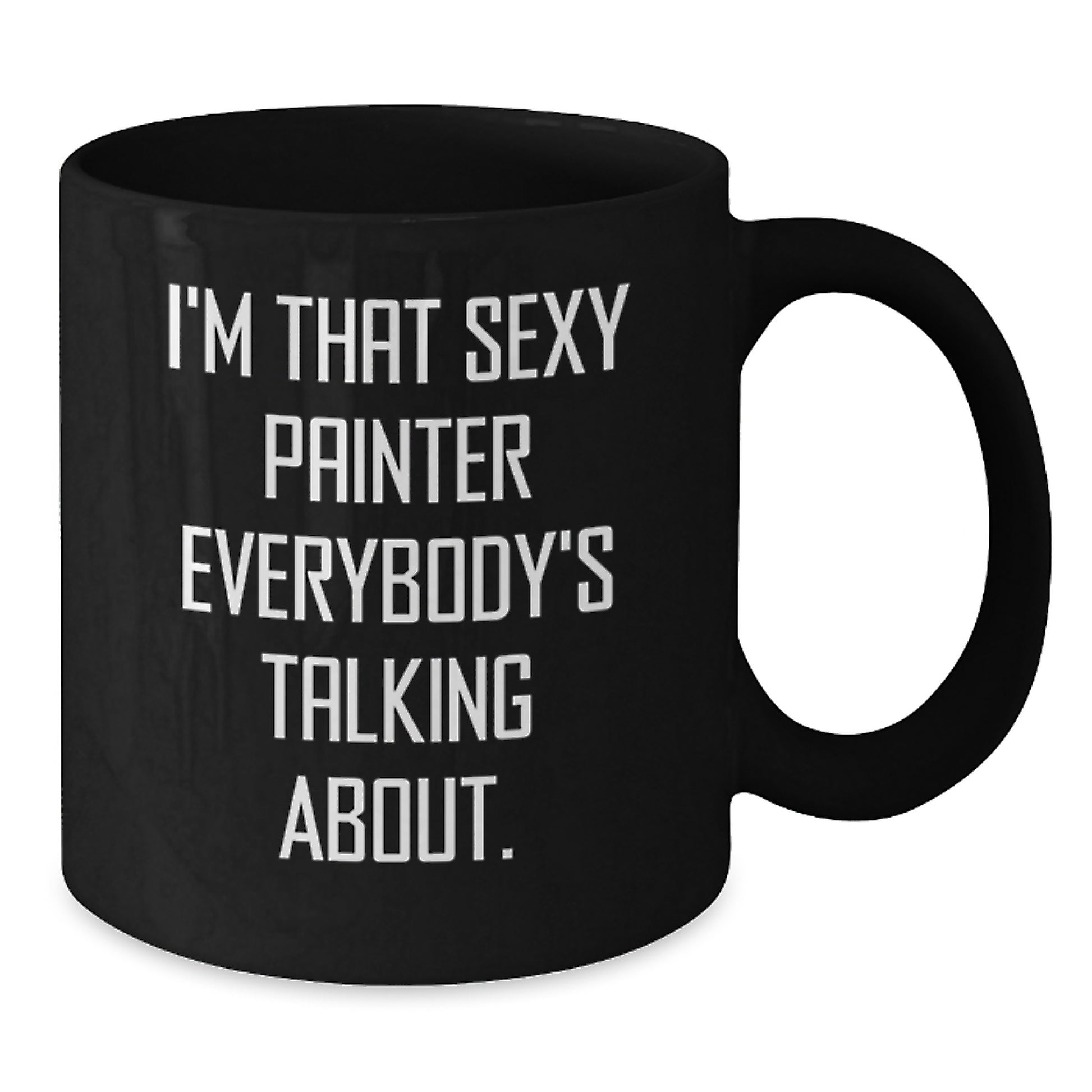 Funny Painter Gifts from Friends to Coworkers Black Coffee Mug for Painter Graduation Unique Gifts - Additional