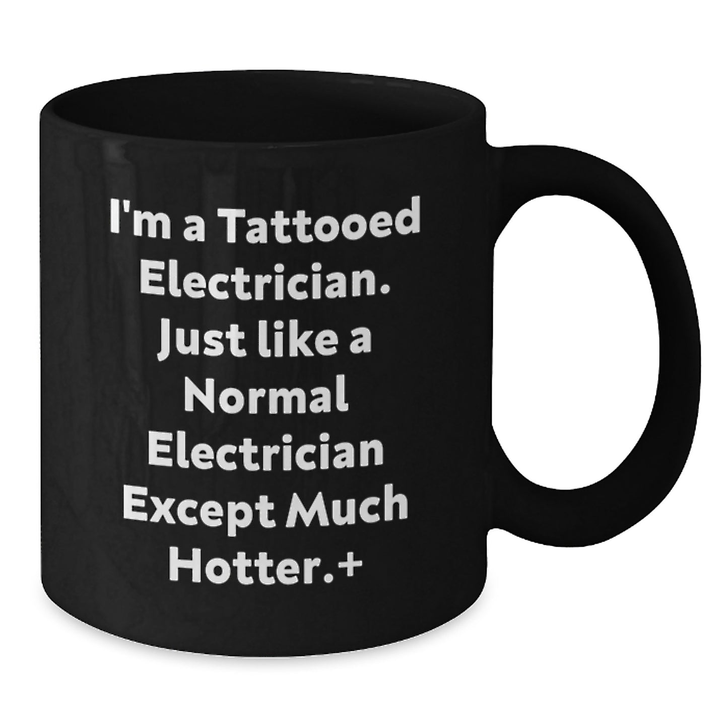 Funny Electrician Gifts for Men, Unique Christmas Unique Gifts from Family to Electrician Friends, Electrician Black Coffee Mug - Additional