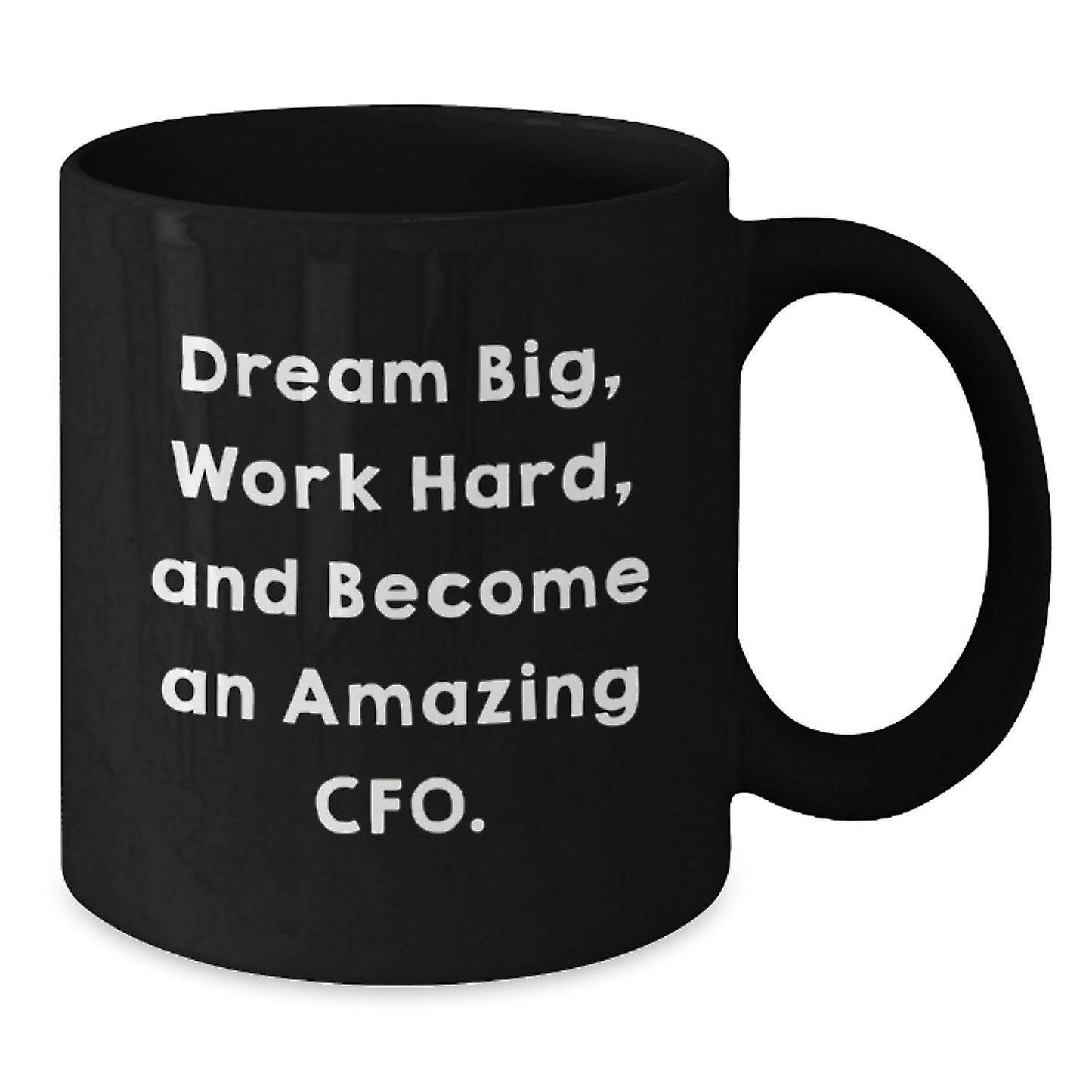 CFO Gifts for Men, Funny Inspirational Christmas Unique Mugs for CFO, Black Coffee Mug Gift from Friends - Additional
