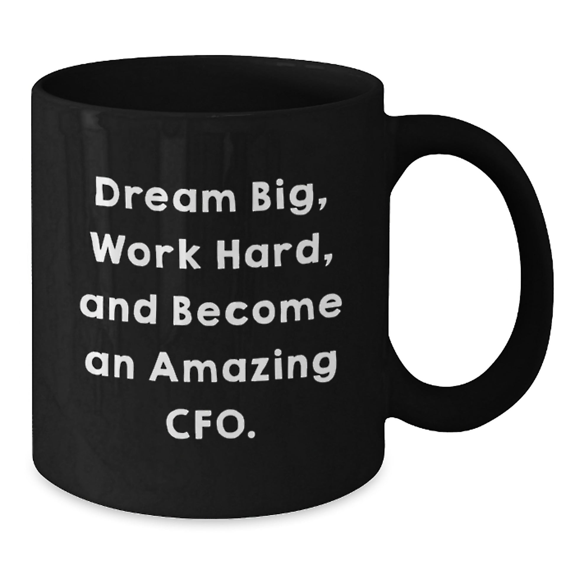 CFO Gifts for Men, Funny Inspirational Christmas Unique Mugs for CFO, Black Coffee Mug Gift from Friends - Additional