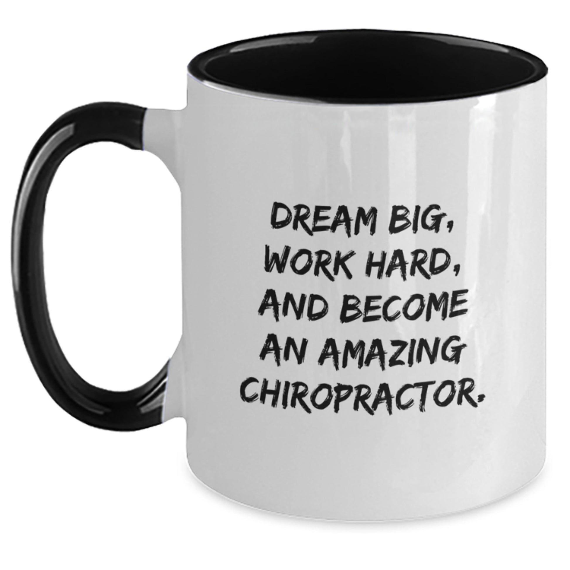 Chiropractor Inspired Gifts from Men, Women, Friends, or Family to Chiropractor - Funny Two Tone Coffee Mug for Christmas - Main