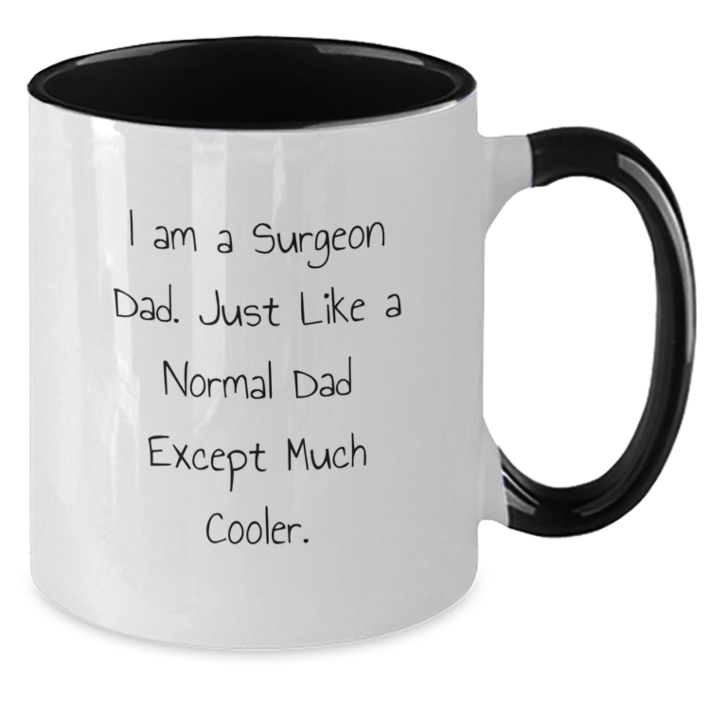 Funny Surgeon Gifts, Unique Two Tone Coffee Mugs for Surgeon Dad, Gifts from Family for Christmas Unique - Additional