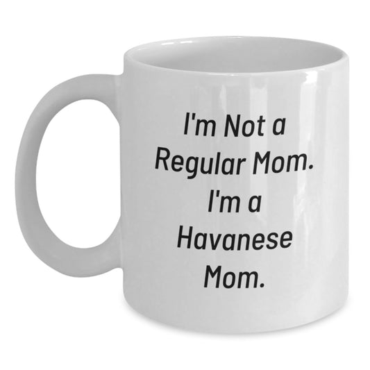Funny Havanese Dog Gifts for Mom, White Coffee Mugs from Friends and Family, Christmas Unique Presents - Main