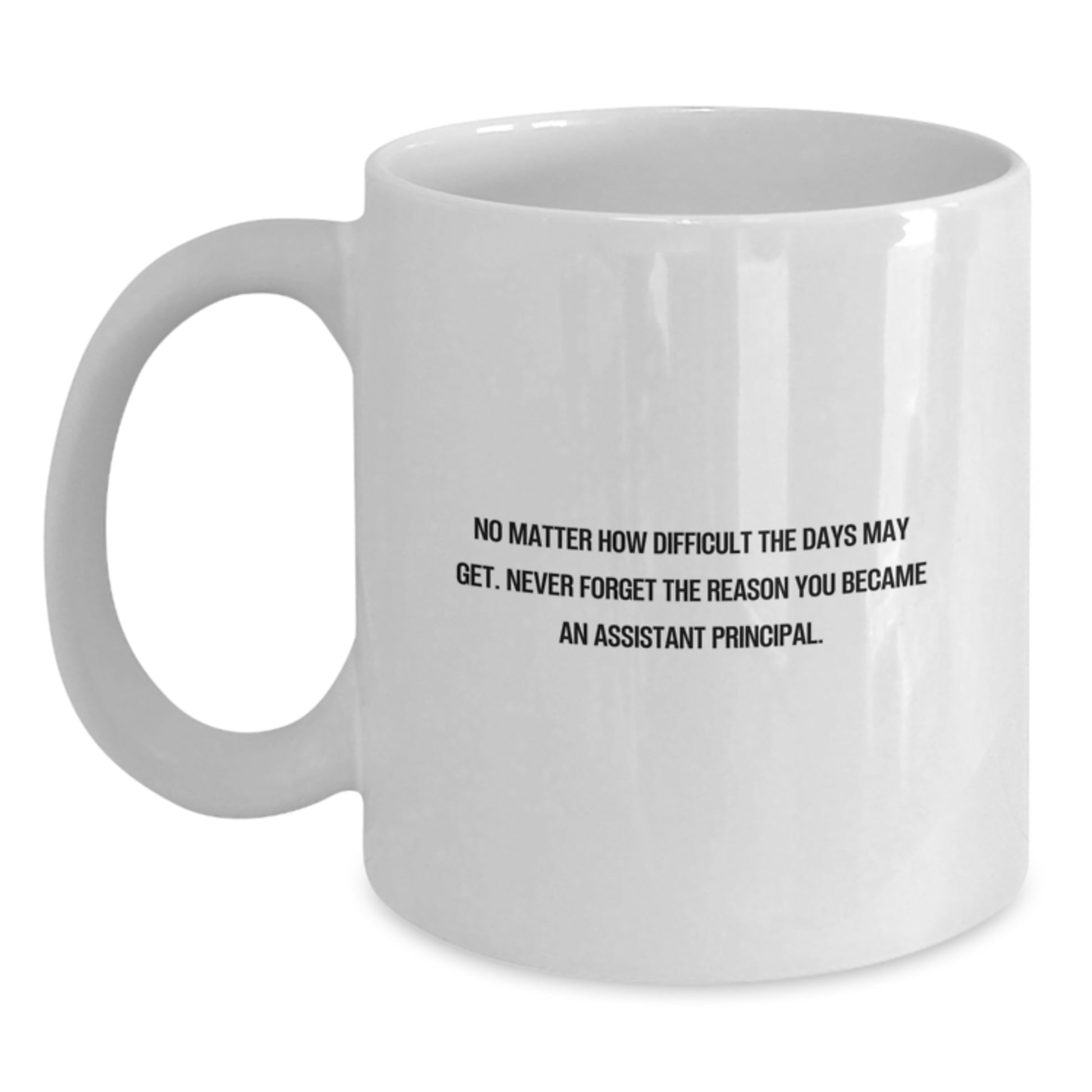 Funny Inspirational Assistant Principal White Coffee Mugs Gifts from Family for Christmas Unique Mugs - Main