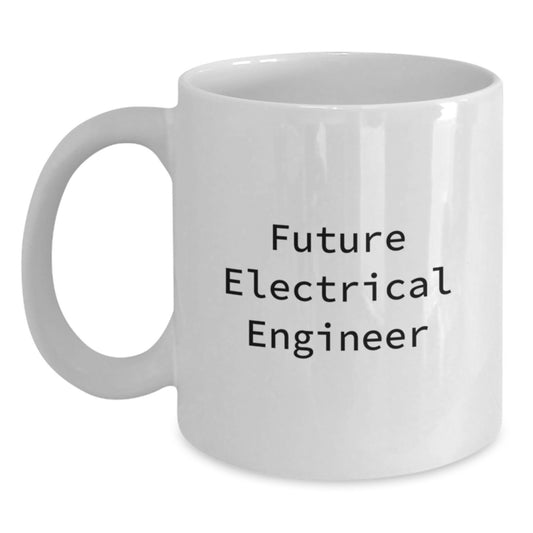 Funny Inspirational Gifts for Electrical Engineer Friends from Men, White Coffee Mug for Christmas Morning - Main