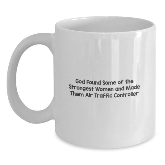 Funny Air Traffic Controller White Coffee Mug Gifts from Friends for Christmas - Main