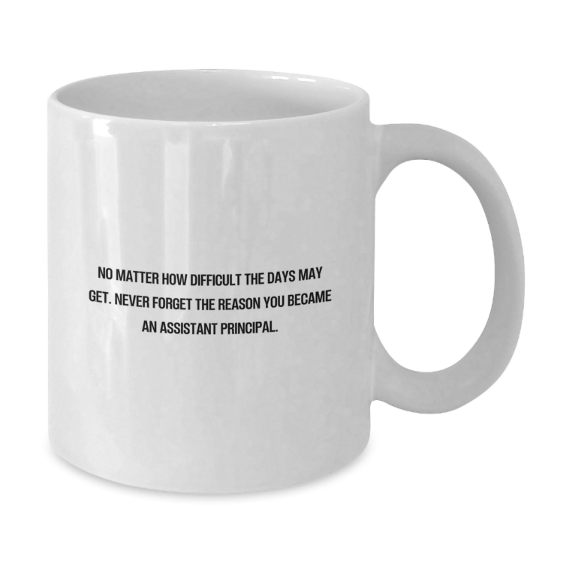 Funny Inspirational Assistant Principal White Coffee Mugs Gifts from Family for Christmas Unique Mugs - Additional