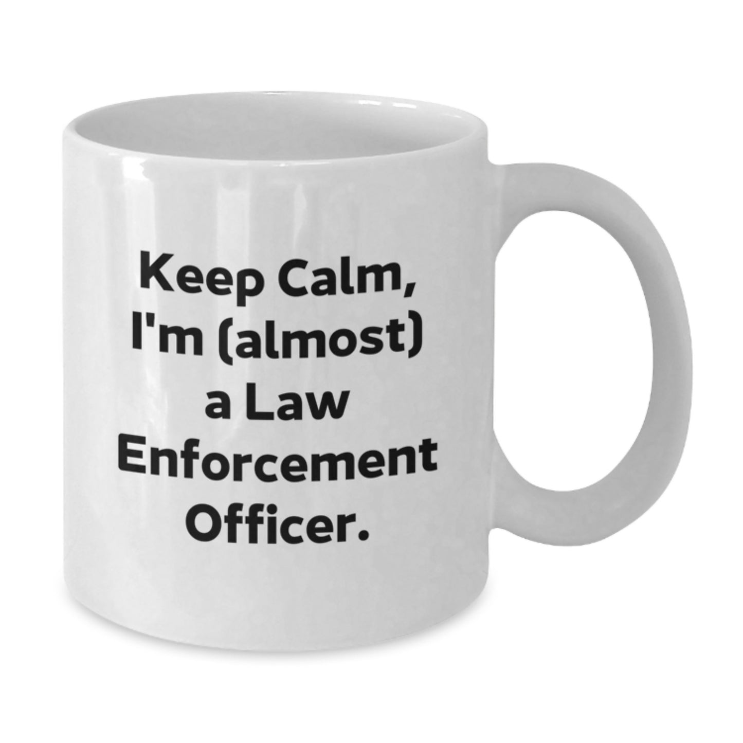 Funny Law Enforcement Officer Gifts, White Coffee Mug, Unique Christmas Memorable Presents for Men, Women, Family Friends Coworkers - Additional