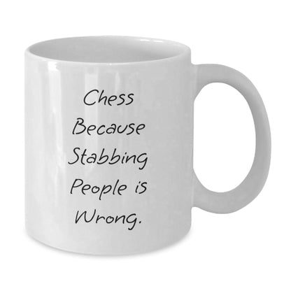 Funny Chess Quote White Coffee Mugs Gifts for Chess Lovers Birthday Presents from Friends - Additional
