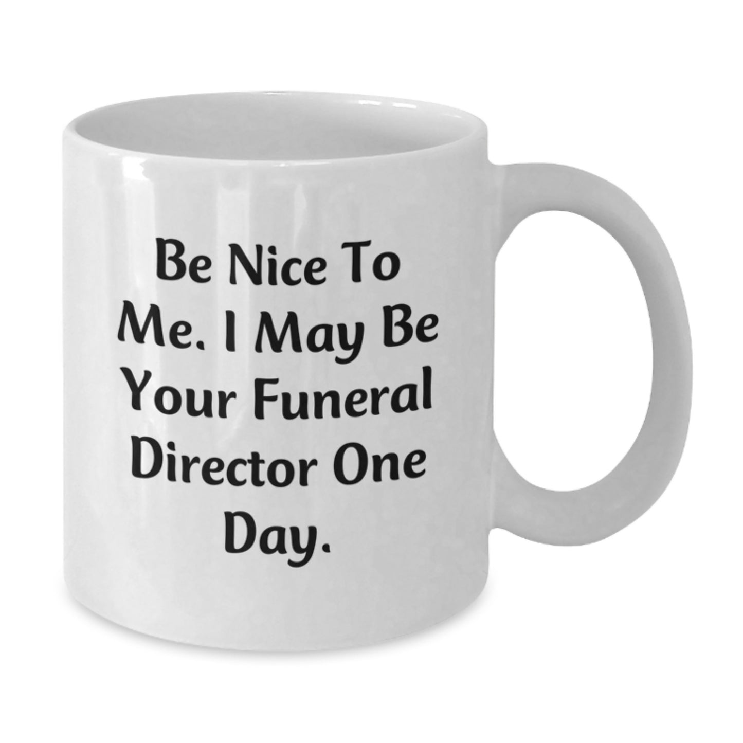 Funny White Coffee Mug Gifts from Friends for Funeral Director Christmas Unique - Additional