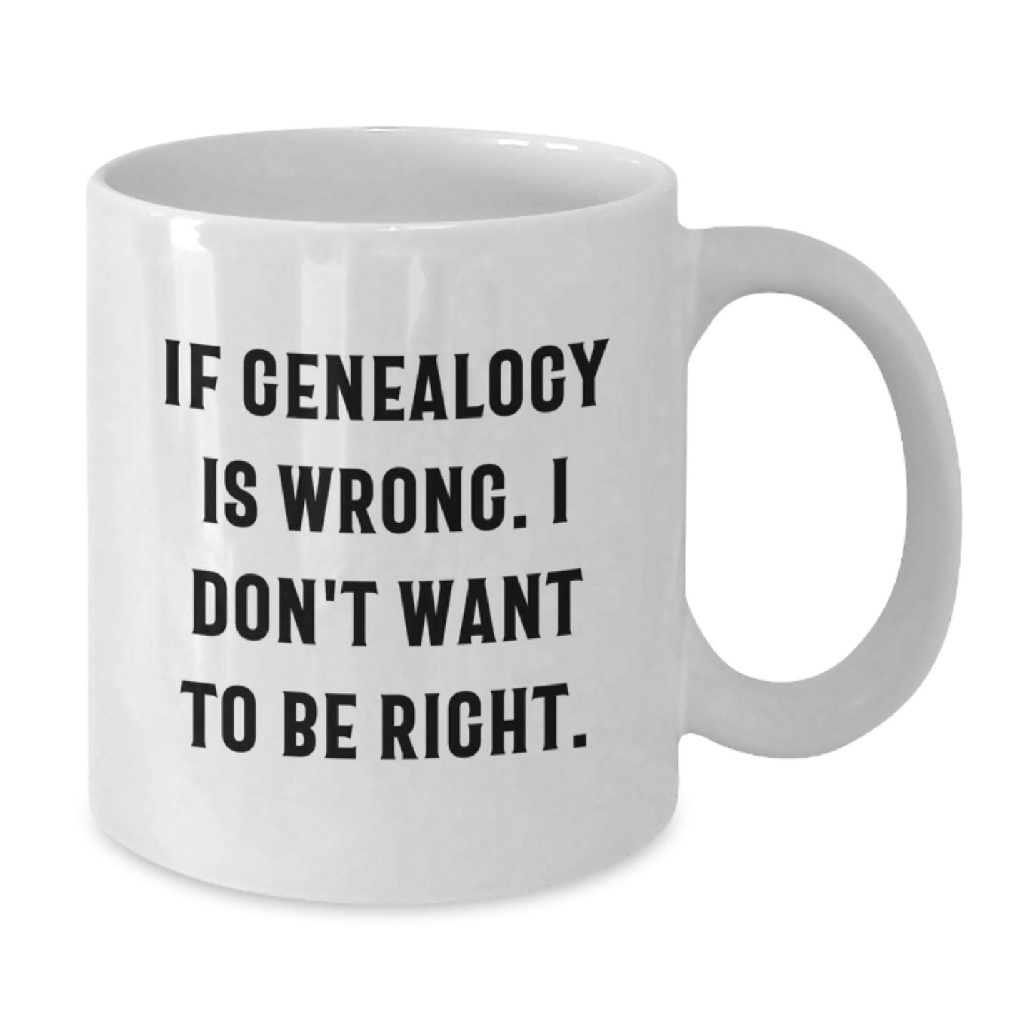 Genealogy Enthusiast Gifts from Family, Funny White Coffee Mug for Genealogy Lovers at Christmas - Additional