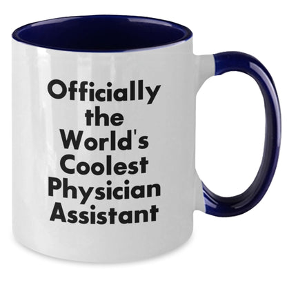 Funny Gifts from Friends to Physician Assistant Men, Christmas Unique Mugs, Officially The World's Coolest PA - Additional