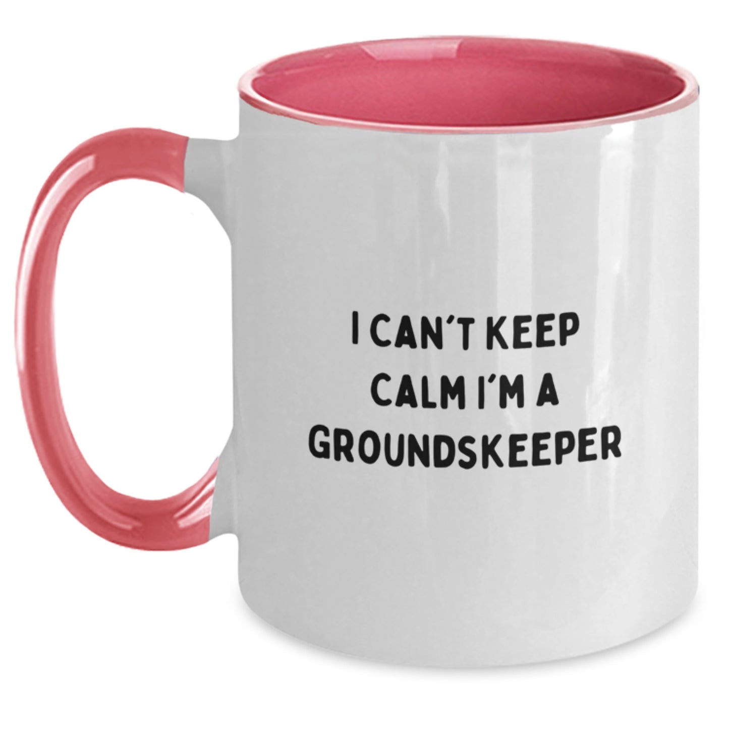 Funny groundskeeper Gifts from Friends, Unique groundskeeper Coffee Mug, I Can't Keep Calm I'm A groundskeeper - Main