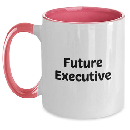 Funny Executive Gifts from Men to Future Executive Men - Christmas Unique Gifts for Men - Two Tone Coffee Mug with Cute Quote 'Future Executive' - Main