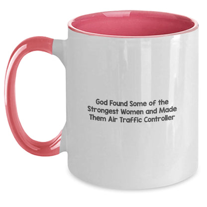 Funny Air Traffic Controller Gifts from Men to Friends, Two Tone Coffee Mugs with Inspirational Quote, Perfect for Christmas Unique Gifts - Main