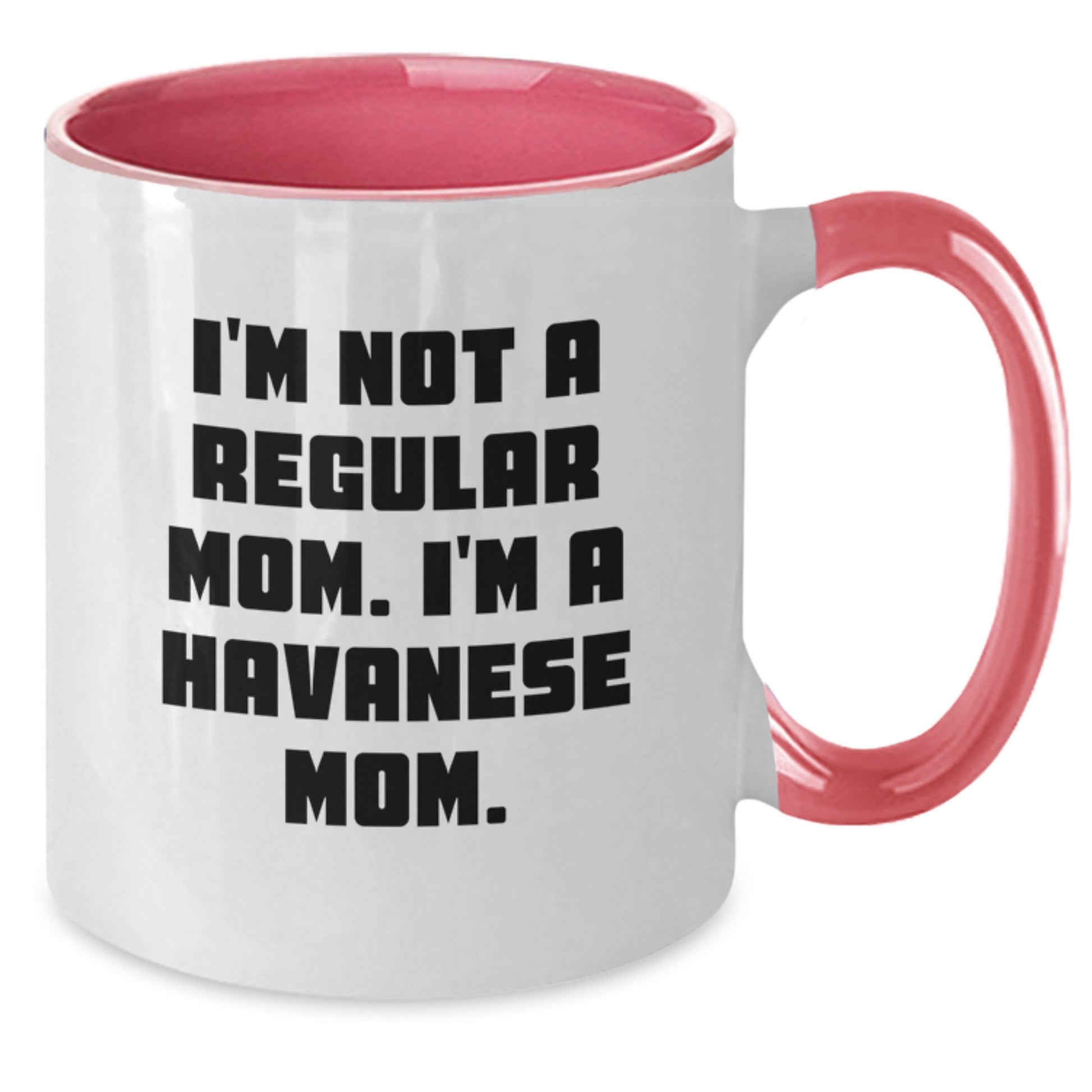 Funny Havanese Dog Gifts for Friends and Family - Unique Christmas Unique Two Tone Coffee Mugs for Havanese Mom - Additional