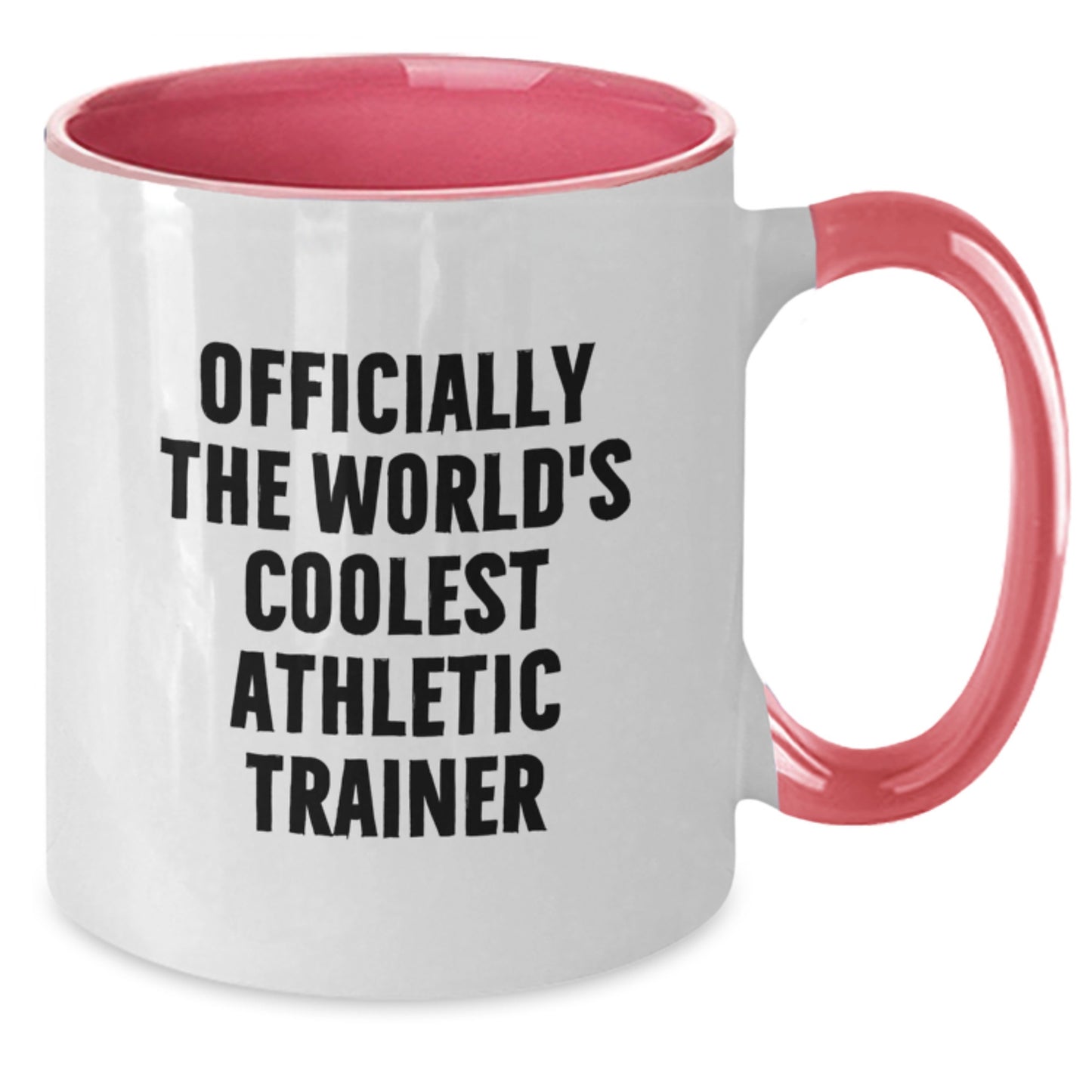 Funny Quotes for the World's Coolest Athletic Trainer Gifts from Friends for Men, Unique Christmas Unique Gifts for Him, Two Tone Coffee Mug - Additional