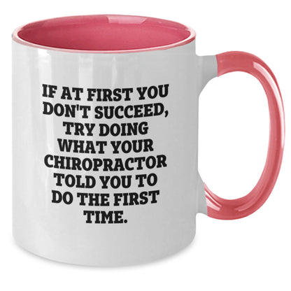 Funny Chiropractor Gifts from Friends for Graduation - Two Tone Coffee Mug - Additional