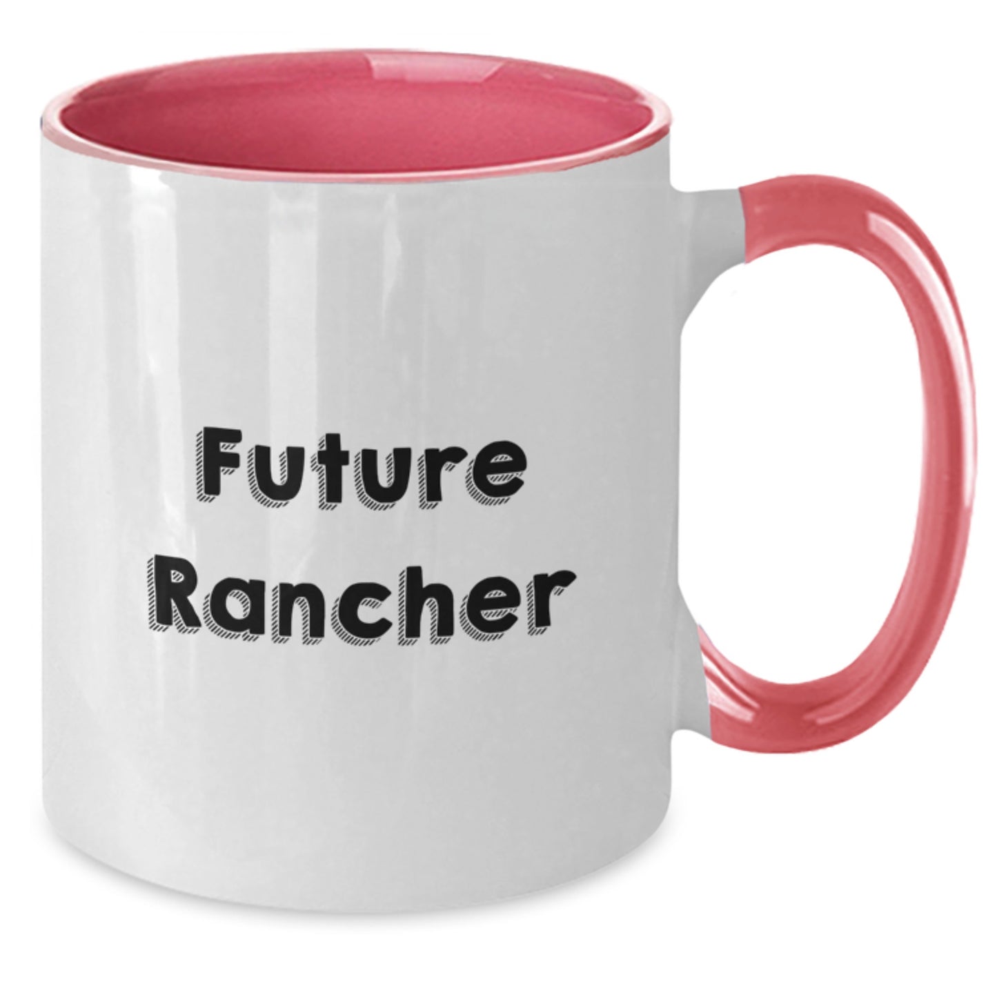 Funny Rancher Gifts from Men to Friends - Two Tone Coffee Mugs for Future Rancher - Christmas Unique Gifts - Additional