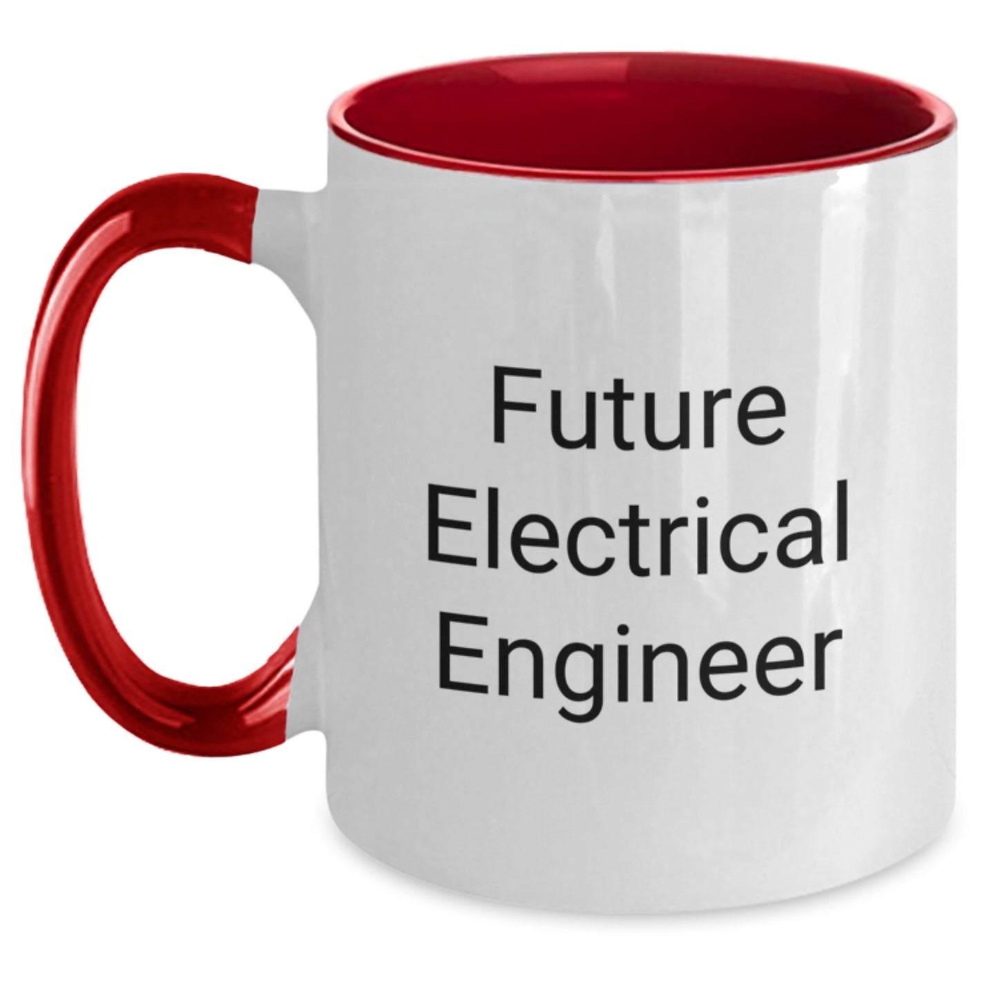 Funny Inspirational Gifts from Electrical Engineer Friends and Family for Men Women and Coworkers, Future Electrical Engineer Two Tone Coffee Mug, Christmas Unique Gifts - Main