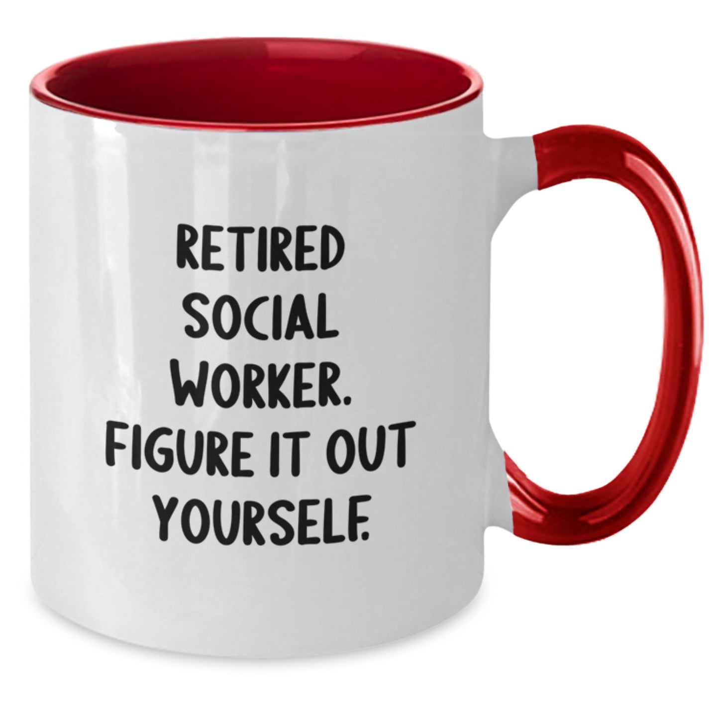 Gifts for Social Workers, Two Tone Coffee Mugs for Men or Women, Funny Quote, Christmas Unique Presents from Friends or Family - Additional