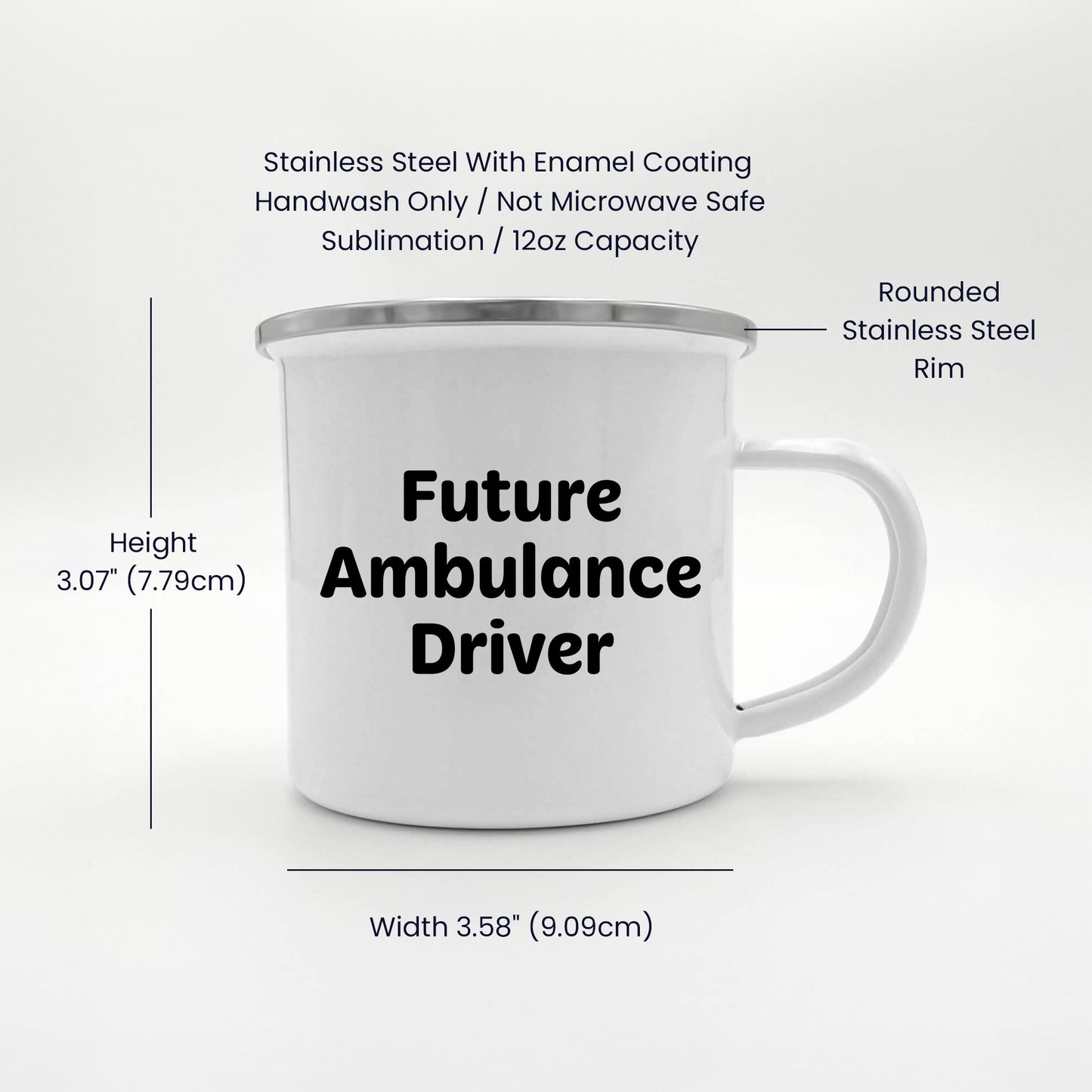 Ambulance Driver Gifts Funny Quote Camping Mug for Mother's Day - Gifts from Men to Ambulance Driver - Mallard Moon Gift Shop