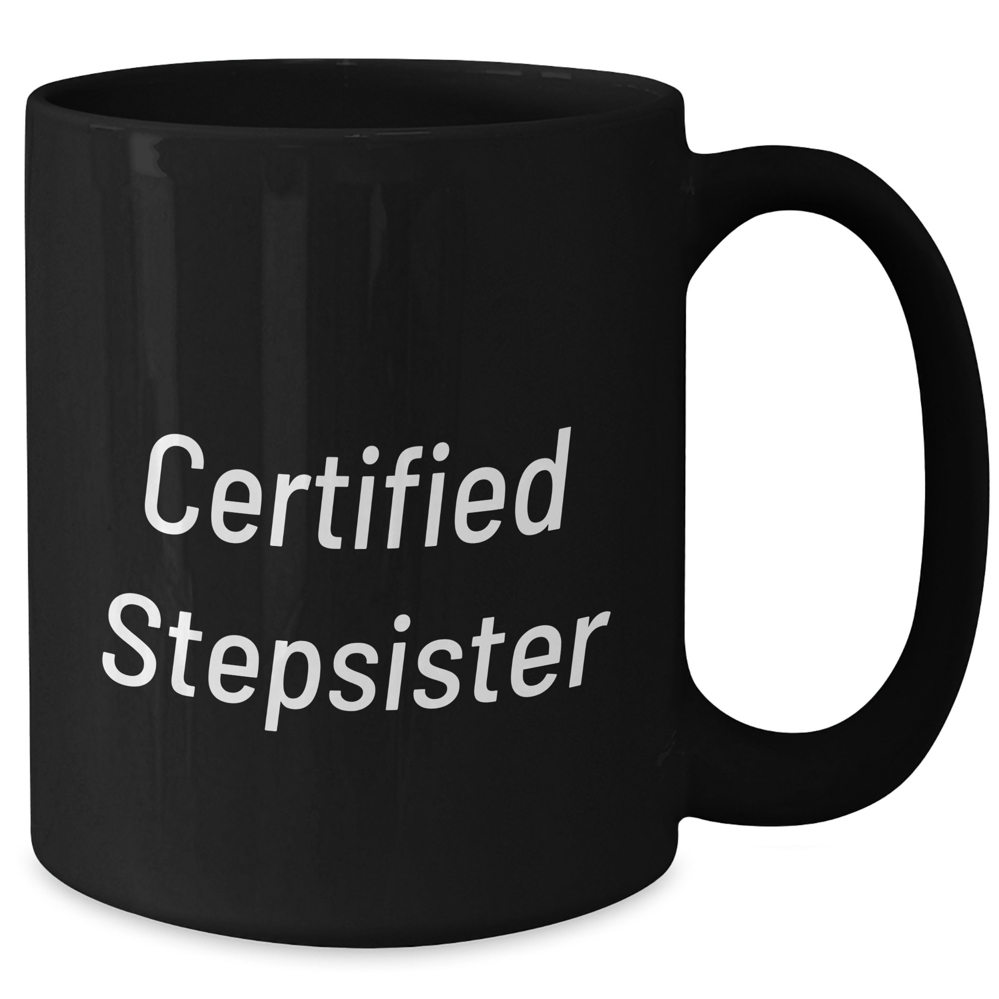Funny Stepsister Gifts from Men to Unique Black Coffee Mug for Mother's Day - Additional