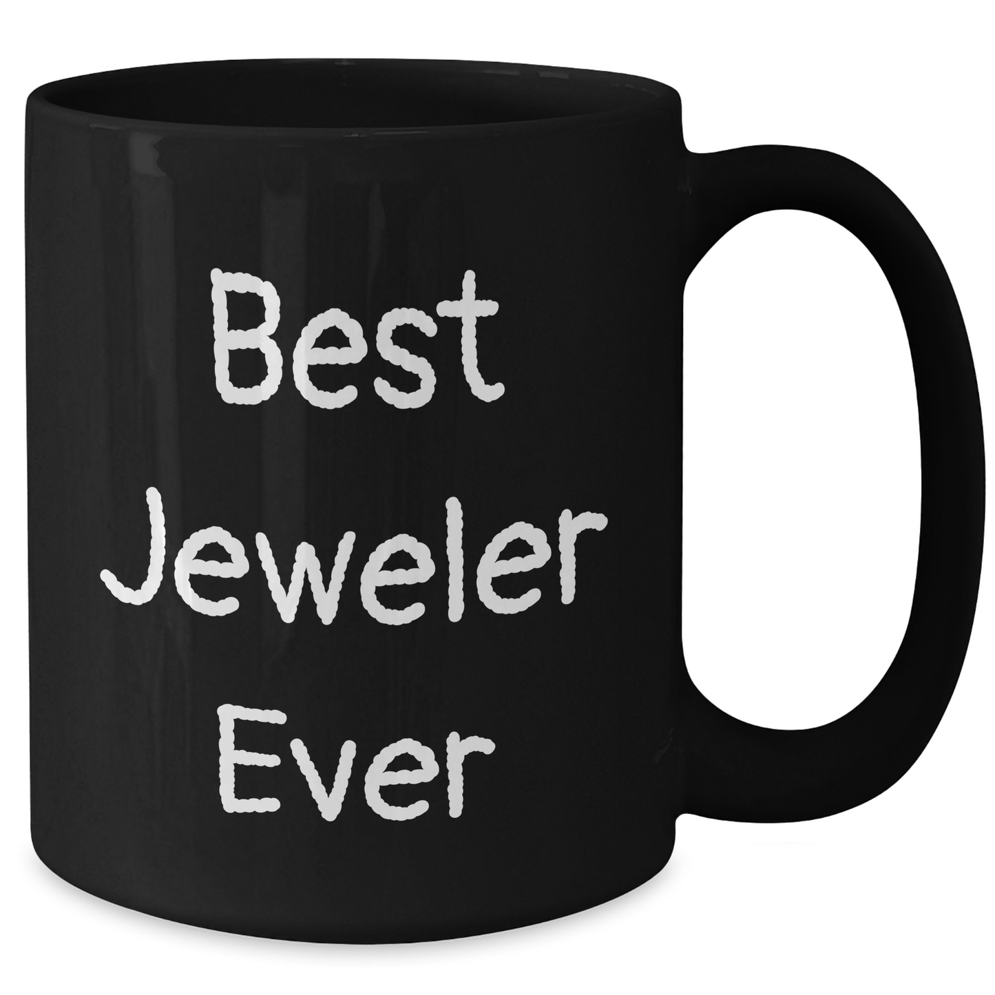 Funny Jeweler Gifts from Friends and Family, Best Jeweler Ever Graduation Mugs, Black Coffee Mug for Men and Women - Additional