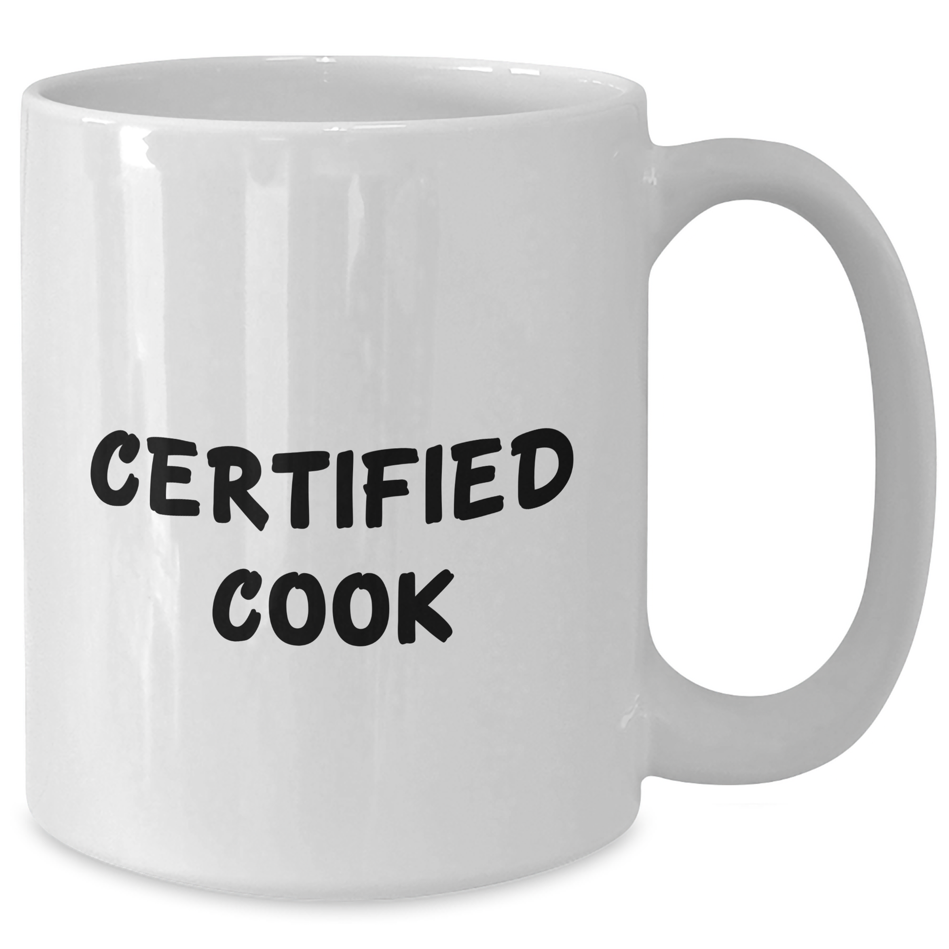 Funny Cook Gifts from Men to Cooks on Father's Day, White Coffee Mug, 11oz or 15oz Capacity, Ceramic, Microwave, and Dishwasher Safe - Additional