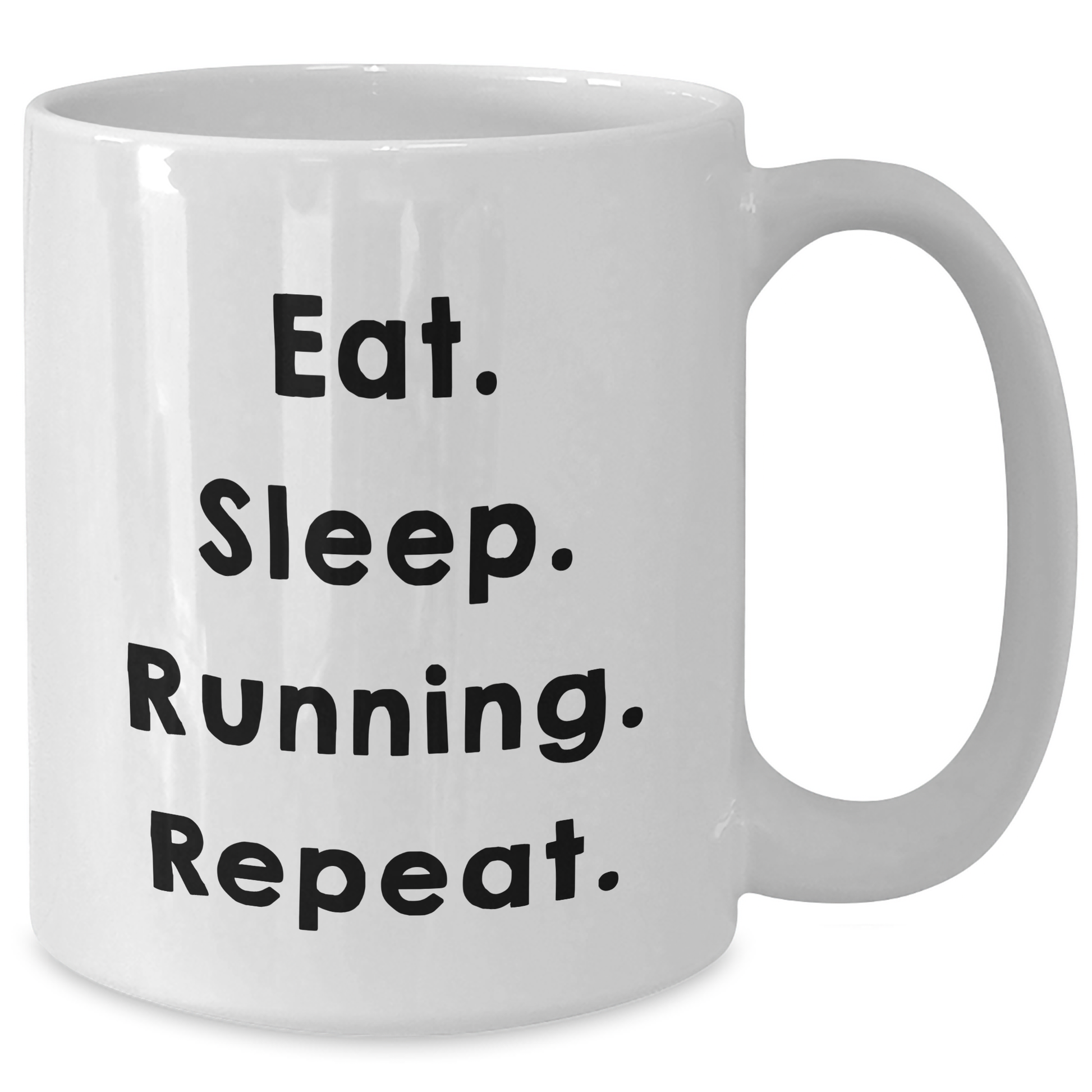 Funny Running Gifts for Dad's Funny Running Quote White Coffee Mug, Gifts from Family to Dad on Father's Day - Additional