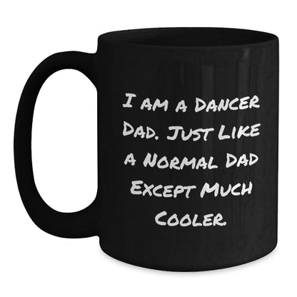 Funny Dancer Gifts for Mom Dad from Men Women Friends Family - Dancer Dad Mug Black Christmas - Main