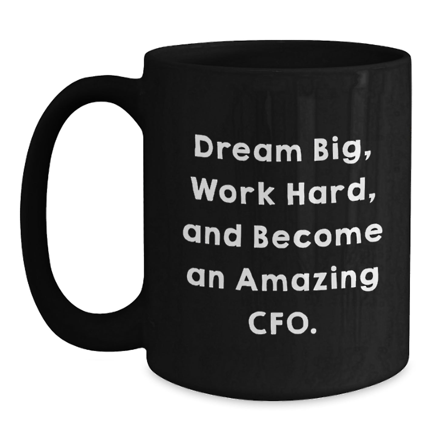CFO Gifts for Men, Funny Inspirational Christmas Unique Mugs for CFO, Black Coffee Mug Gift from Friends - Main