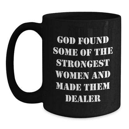 Funny Dealer Black Coffee Mugs Gifts from Men to Women Christmas Unique Presents - Main