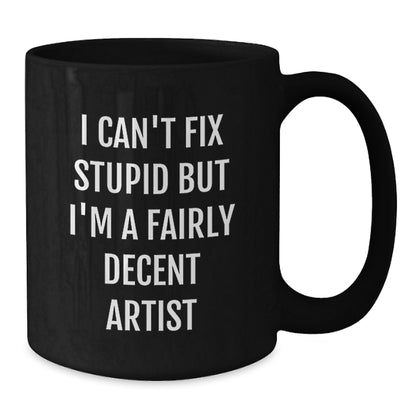 Funny Artist Gifts from Friends for Artist Men at Christmas Unique Gift - Additional