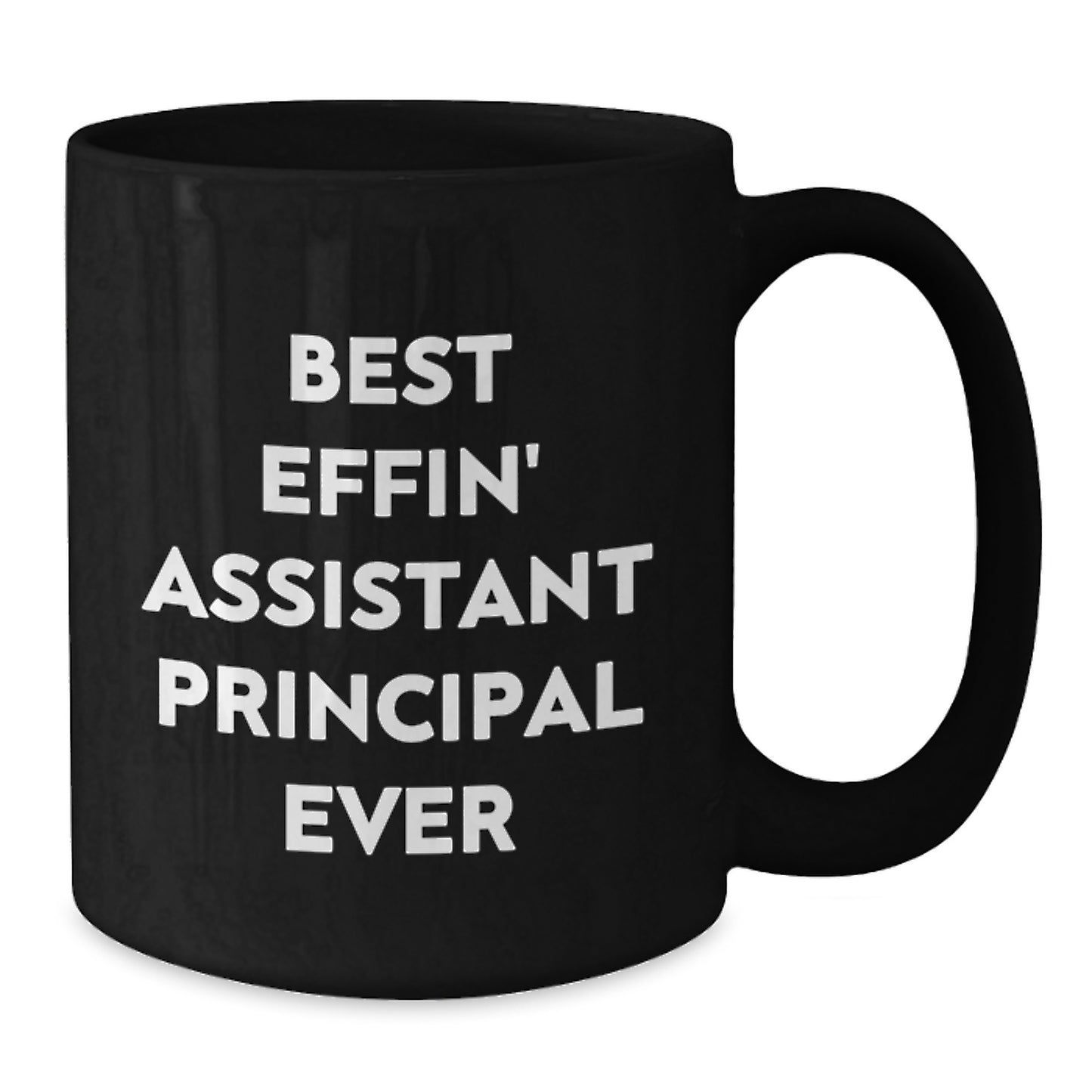 Funny Assistant Principal Gifts, Black Coffee Mugs for Christmas Unique Gifts from Men to Assistant Principals, Best Effin' Assistant Principal Ever Mug - Additional
