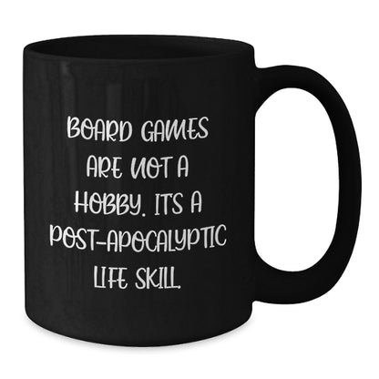 Funny Board Games Lover Gifts from Friends for Men Graduation Unique Gifts - Black Coffee Mug - Additional