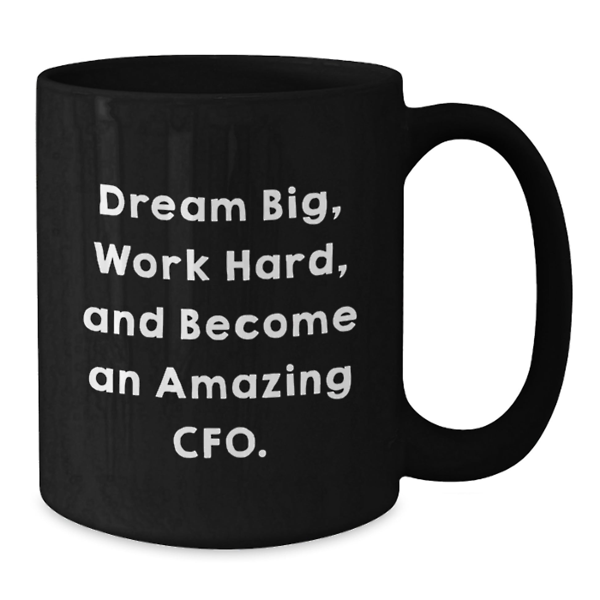 CFO Gifts for Men, Funny Inspirational Christmas Unique Mugs for CFO, Black Coffee Mug Gift from Friends - Additional
