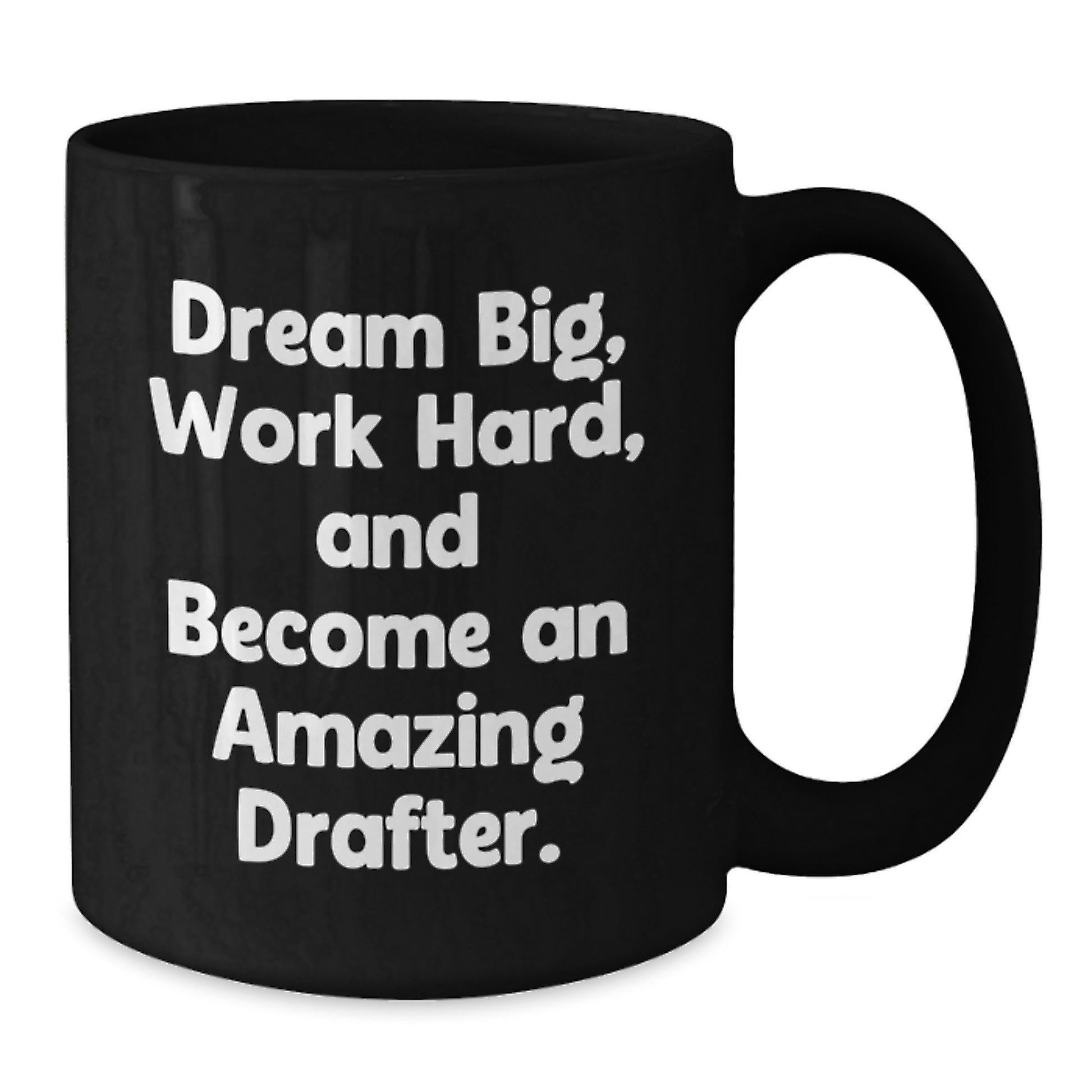 Funny Drafter Gifts for Him, Cute Black Coffee Mug from Friends for Men, Inspirational Mugs for Drafter at Christmas - Additional