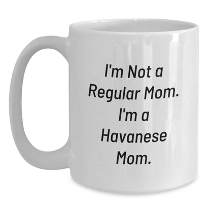 Funny Havanese Dog Gifts for Mom, White Coffee Mugs from Friends and Family, Christmas Unique Presents - Main