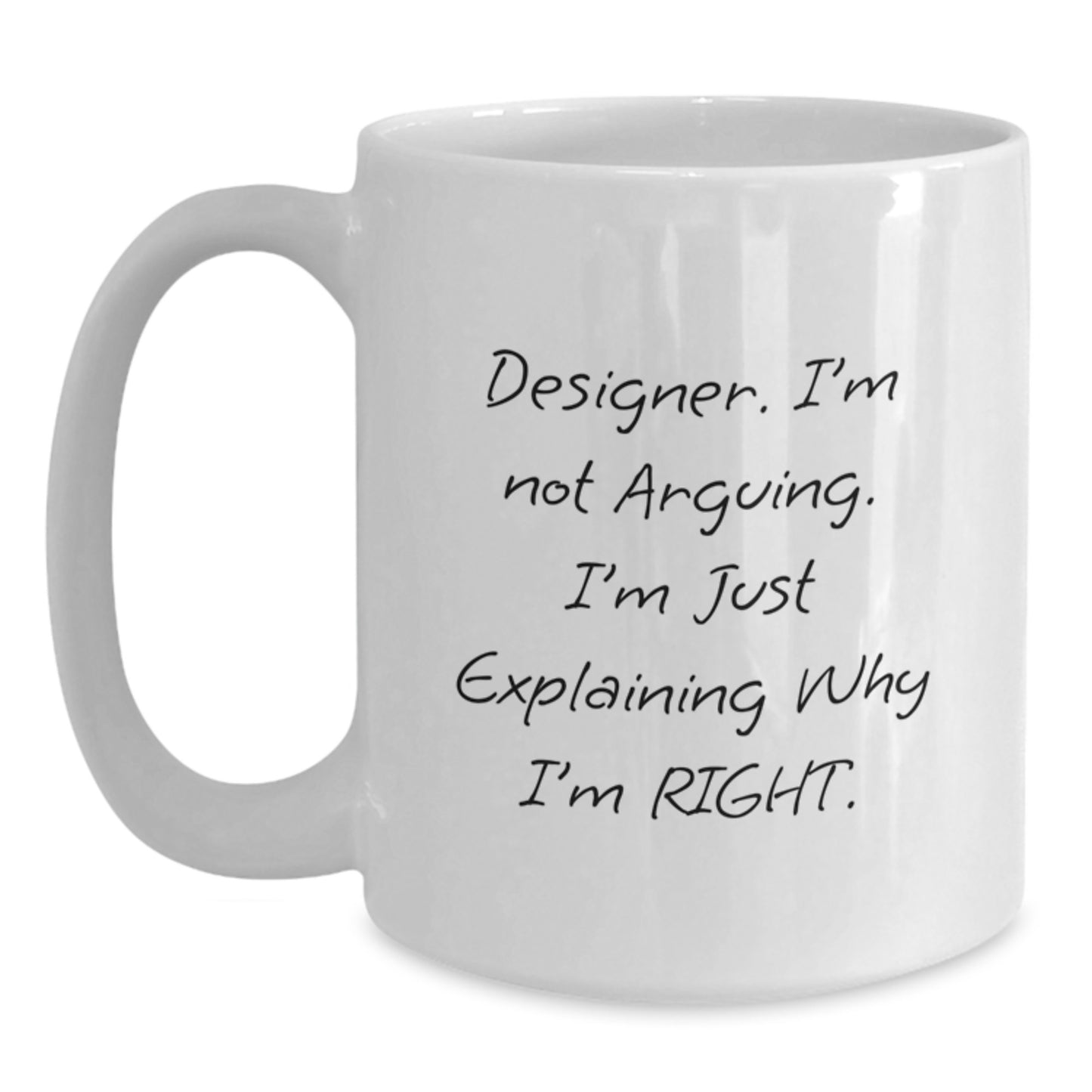 Funny Designer Gifts from Friends and Family for Him or Her, White Coffee Mug Christmas Unique Presents - Main