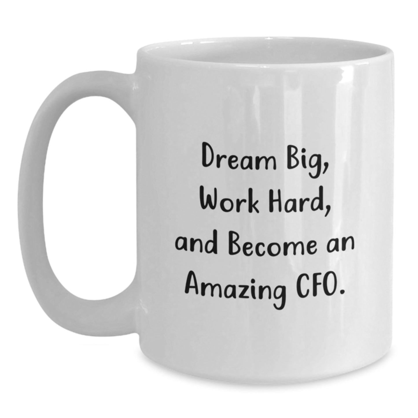 CFO Gifts, Funny Inspirational White Coffee Mugs for Men, Unique Christmas Unique Gifts from Family to Friends, Become an Amazing CFO - Main