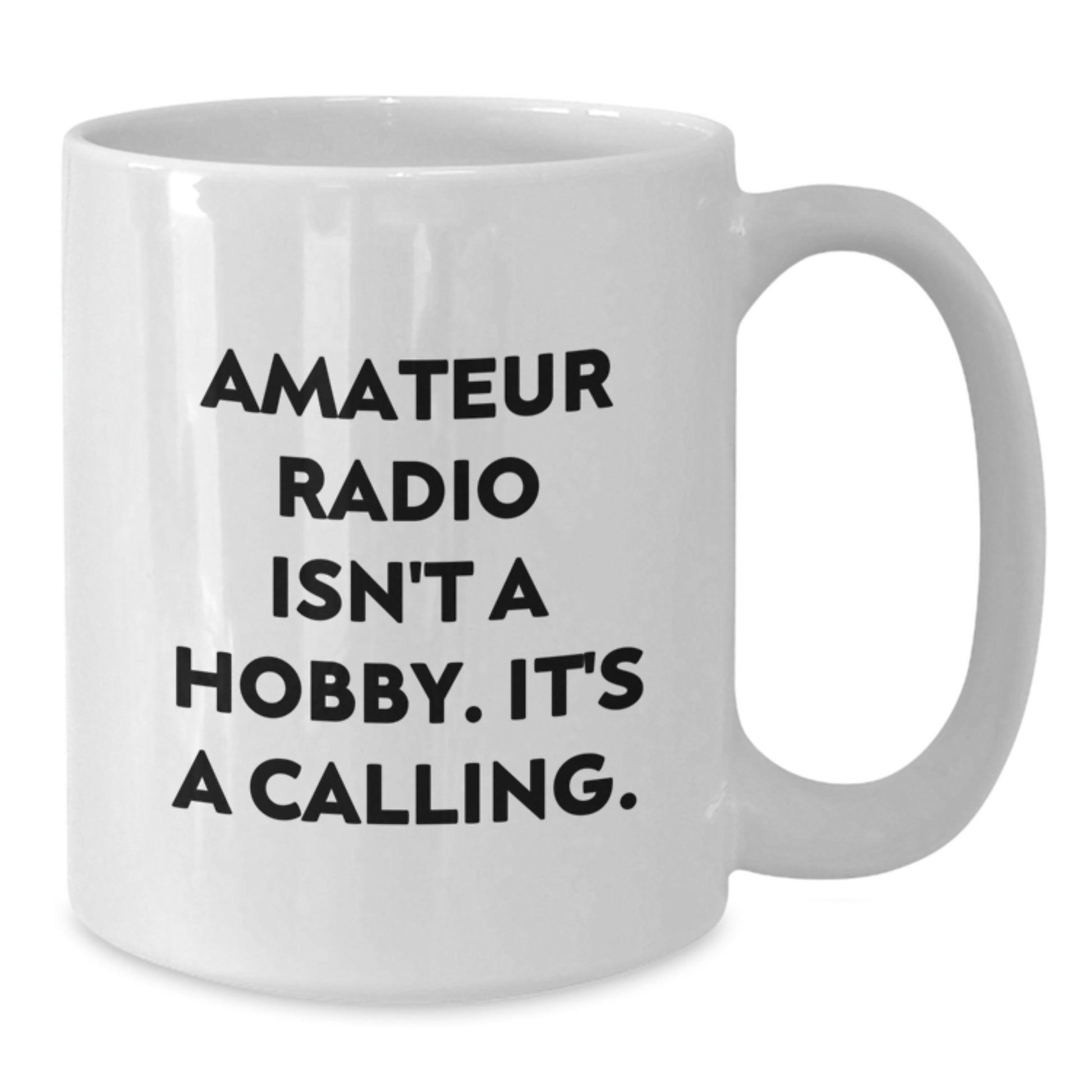 Gifts from Amateur Radio Enthusiasts, Funny Quote White Coffee Mugs for Christmas Unique Gifts - Additional